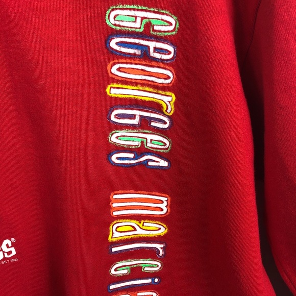 Guess Georges Marciano Vtg 1989 Cropped Sweatshirt - Picture 4 of 12